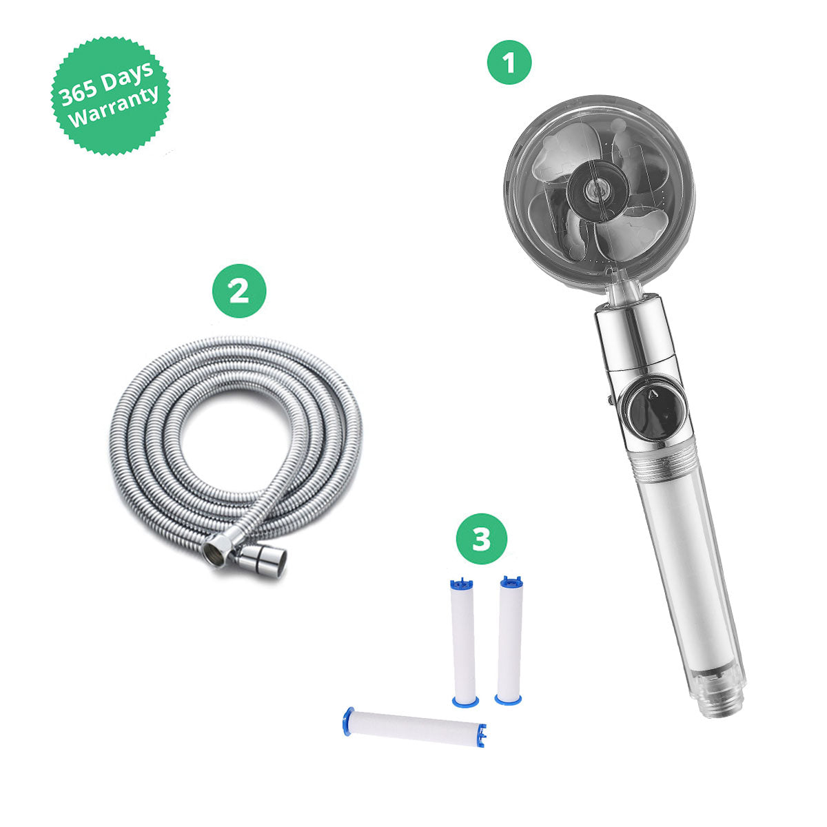 MIA Turbo Fan Showerhead